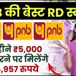 PNB RD Scheme: हर महीने ₹5,000 रूपये जमा करने पर मिलेंगे ₹3,54,957 रुपये